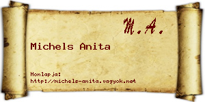 Michels Anita névjegykártya